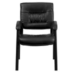 Upholstered Tufted Executive Reception Chair with Padded Arms - 23.25W x 26D x 36H