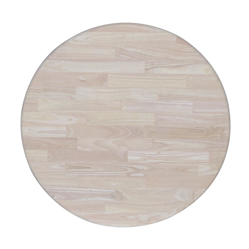 36 Round Top Pedestal Dining Table - Unfinished