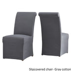 Potomac Slipcovered Rolled Back Parsons Chairs (Set of 2) by iNSPIRE Q Artisan