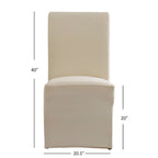 Potomac Slipcovered Rolled Back Parsons Chairs (Set of 2) by iNSPIRE Q Artisan