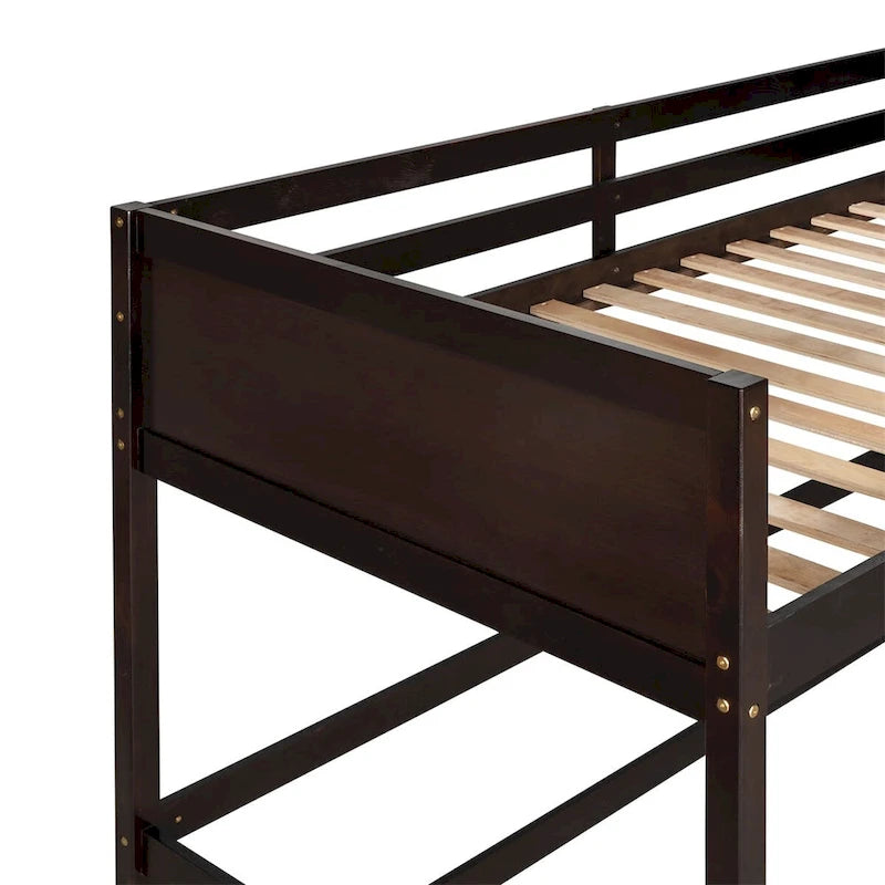 Merax Solid Wood Twin Size Loft Bed with Ladder