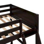 Merax Solid Wood Twin Size Loft Bed with Ladder