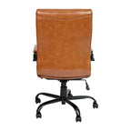 High Back LeatherSoft Executive Swivel Office Chair with Chrome Base