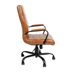 High Back LeatherSoft Executive Swivel Office Chair with Chrome Base