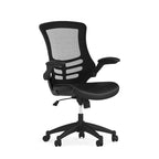 Mid-Back Mesh Swivel Ergonomic Task Office Chair with Flip-Up Arms
