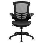Mid-Back Mesh Swivel Ergonomic Task Office Chair with Flip-Up Arms