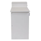 Computer Desk with Shelves and Drawer