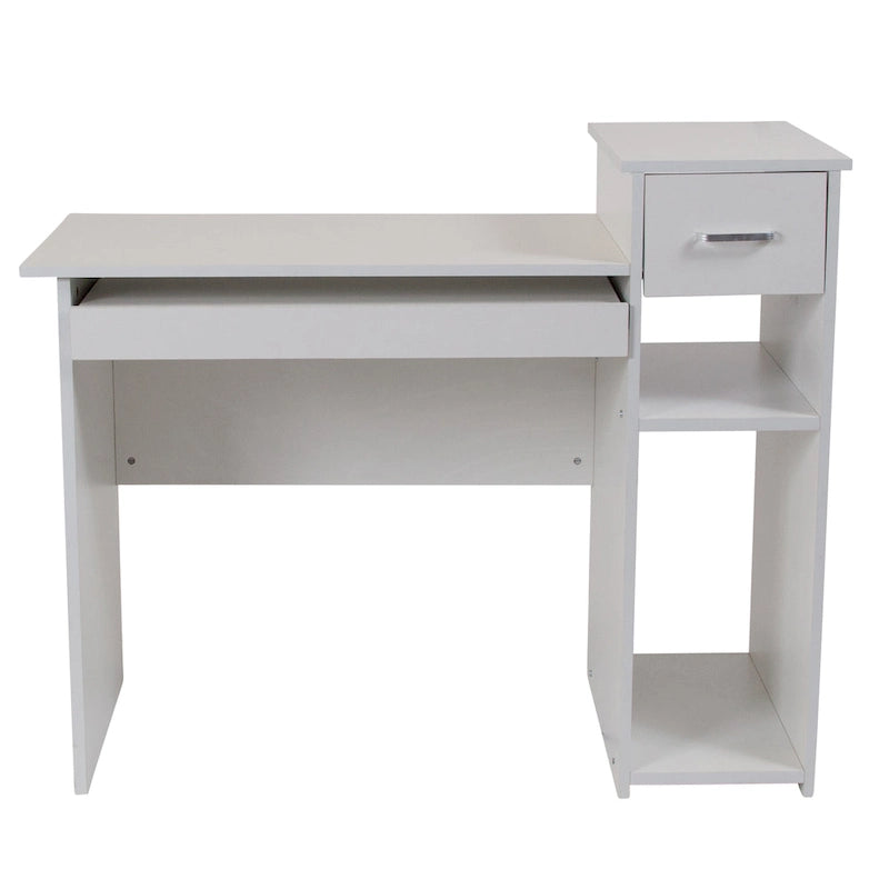 Computer Desk with Shelves and Drawer