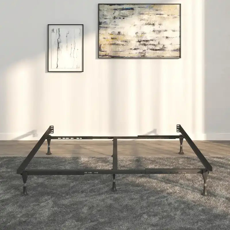 Atlas-Lock Keyhole Bed Frame Twin/Full with Glides