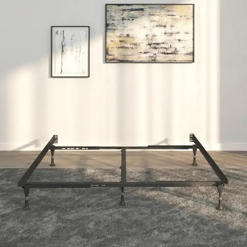 Atlas-Lock Keyhole Bed Frame Twin/Full with Glides