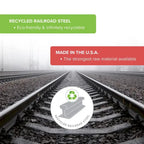 Atlas-Lock Keyhole Bed Frame Twin/Full with Glides