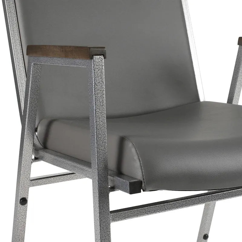 4 Pack Heavy Duty Stack Chair - 21D x 19.75W x 31.25H