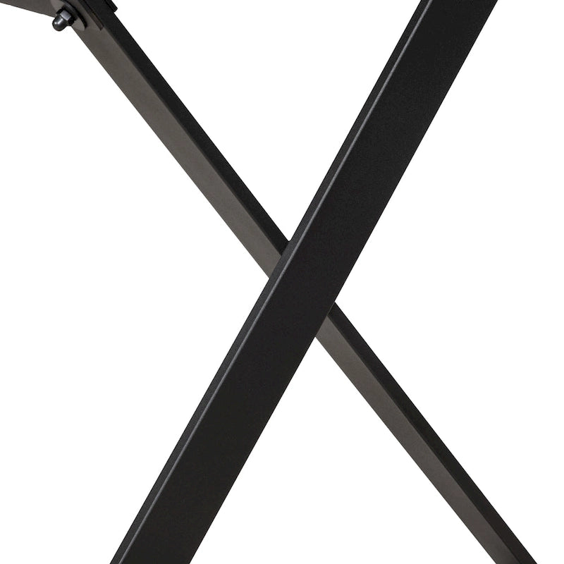 Vae Industrial Black 59-inch Metal Computer Desk with USB by Furniture of America