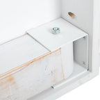 8' x 40 Rectangular Antique Rustic Solid Pine Folding Farm Table - 96D x 40W x 30H