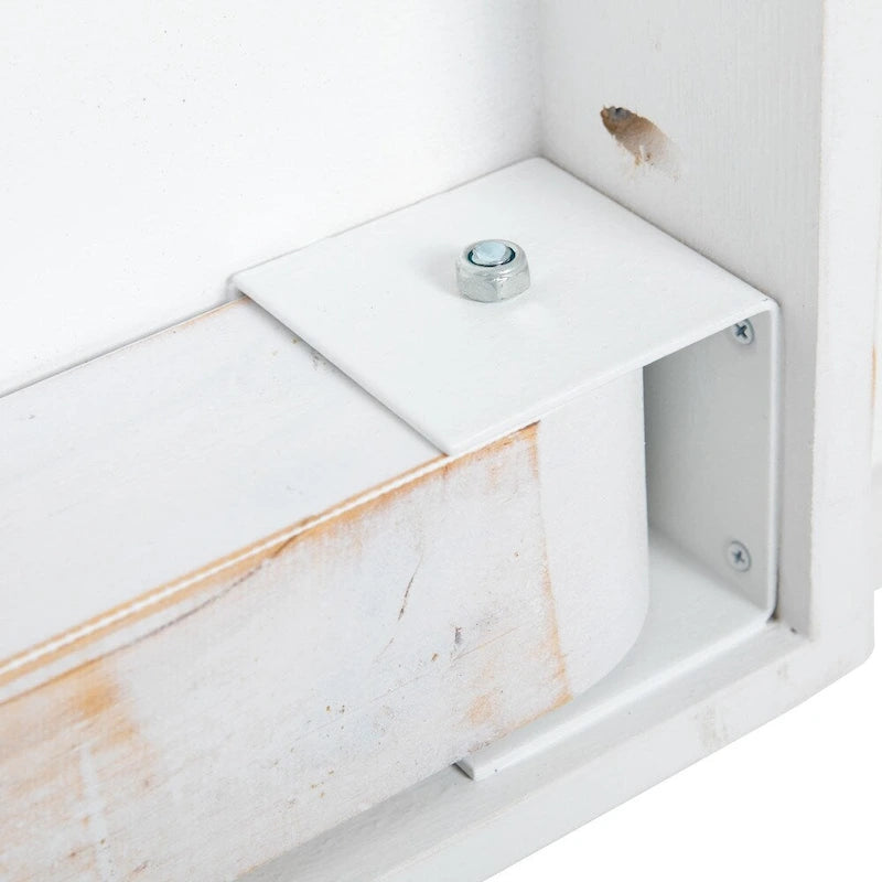 8' x 40 Rectangular Antique Rustic Solid Pine Folding Farm Table - 96D x 40W x 30H