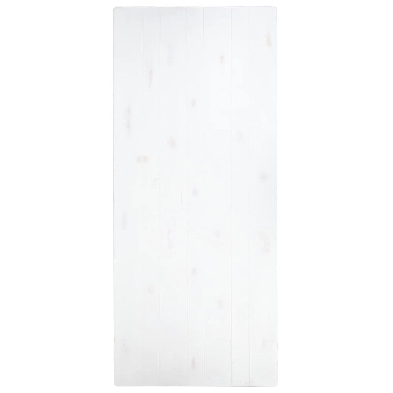 8' x 40 Rectangular Antique Rustic Solid Pine Folding Farm Table - 96D x 40W x 30H