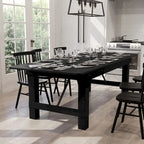 8' x 40 Rectangular Antique Rustic Solid Pine Folding Farm Table - 96D x 40W x 30H