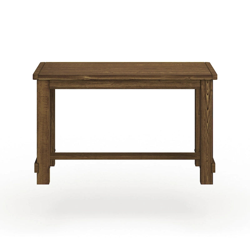 Furniture of America Tays Rustic Brown 60-inch Solid Wood Counter Height Table