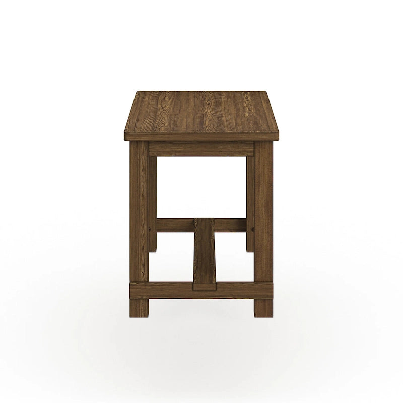 Furniture of America Tays Rustic Brown 60-inch Solid Wood Counter Height Table