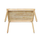 International Concepts Natural Finish Solid Wood Dining Table