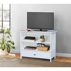 Solid Hardwood Mission Corner TV Stand