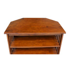 Solid Hardwood Mission Corner TV Stand