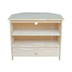 Solid Hardwood Mission Corner TV Stand