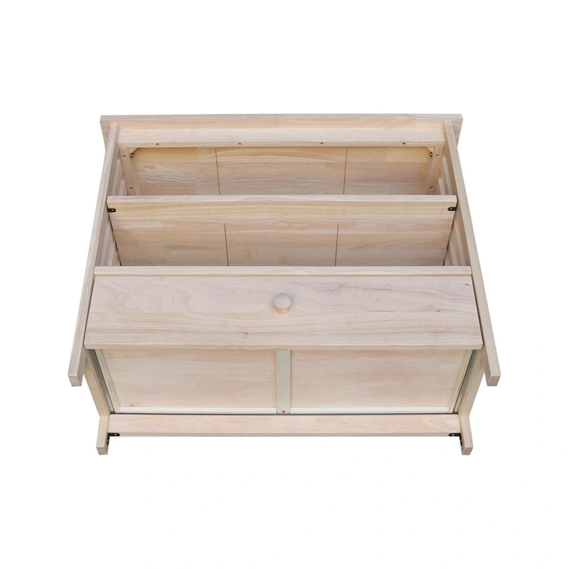 Solid Hardwood Mission Corner TV Stand