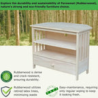 Solid Hardwood Mission Corner TV Stand