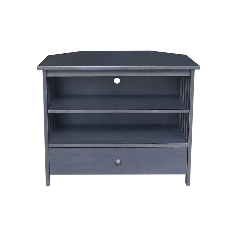 Solid Hardwood Mission Corner TV Stand