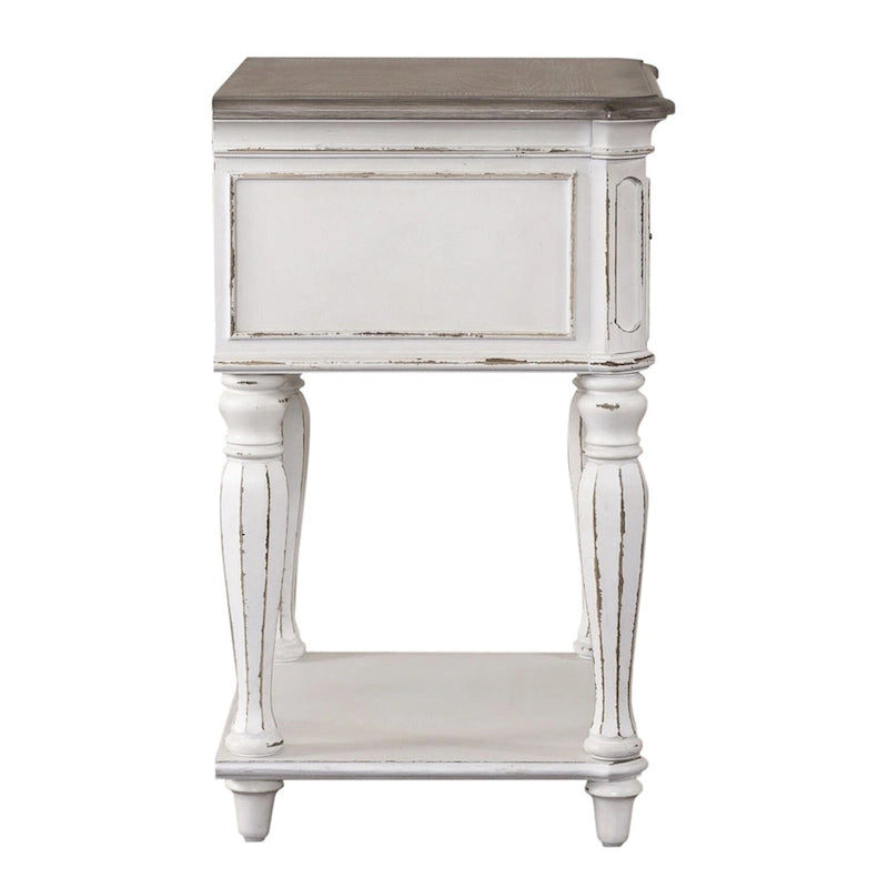 Magnolia Manor Antique White Leg Night Stand