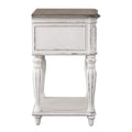 Magnolia Manor Antique White Leg Night Stand