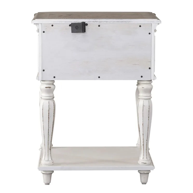 Magnolia Manor Antique White Leg Night Stand