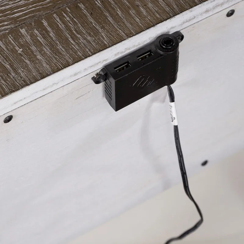 Magnolia Manor Antique White Leg Night Stand