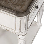 Magnolia Manor Antique White Leg Night Stand