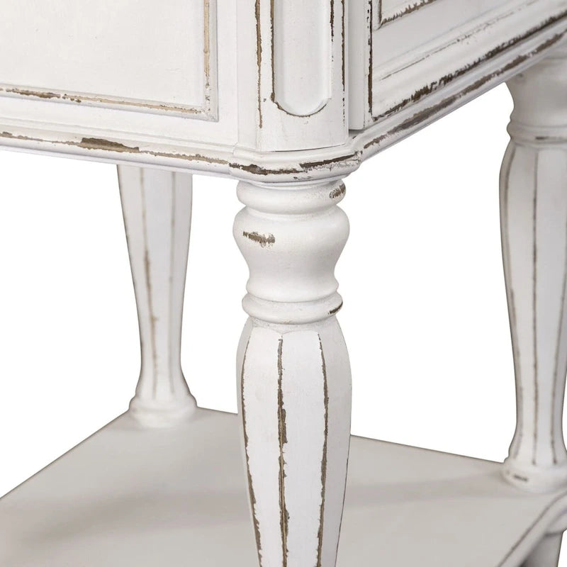 Magnolia Manor Antique White Leg Night Stand
