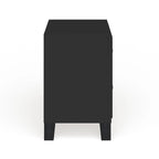 Kema Contemporary Espresso Solid Wood 2-Drawer Nightstand by Furniture of America