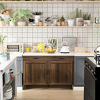 Elegant Kitchen Island - Organize and Beautify Your Space Buffet Table - 47.2X23.6X33.5