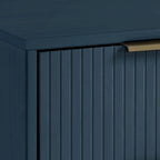 Manhattan Comfort Granville Mid Century Solid Wood 2 Drawer Nightstand Set of 2