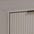 Manhattan Comfort Granville Mid Century Solid Wood 2 Drawer Nightstand Set of 2