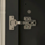 White Bookcase with Glass Doors Display Cabinet Bookshelf Organizer - 70.9Hx36.2W