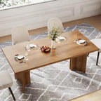63 Inches Long Kitchen Dinner Table for Dining Room