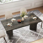 63 Inches Long Kitchen Dinner Table for Dining Room