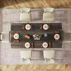 63 Inches Long Kitchen Dinner Table for Dining Room