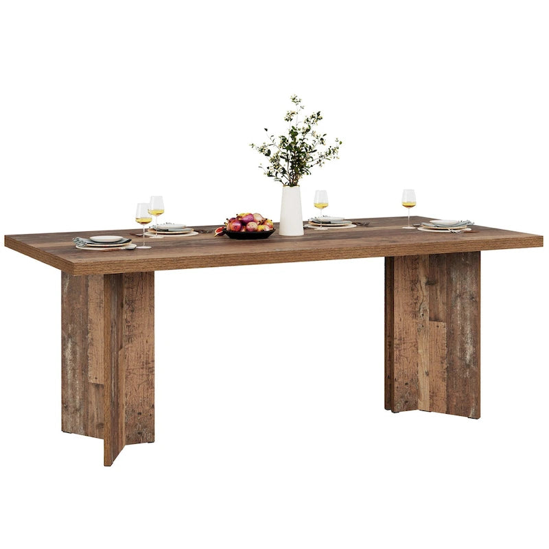 63 Inches Long Kitchen Dinner Table for Dining Room