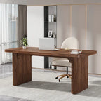 Modern 63 Executive Computer Desk for Home Office, Simple Rectangular Writing Table for Study Room Bedroom