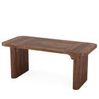 Modern 63 Executive Computer Desk for Home Office, Simple Rectangular Writing Table for Study Room Bedroom