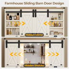 Makeup Vanity Desk with Large Hollywood Mirrors and Lights Bulb