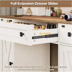 Makeup Vanity Desk with Large Hollywood Mirrors and Lights Bulb