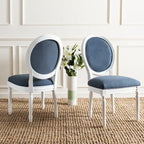 SAFAVIEH Rona Parisian Oval Dining Chair (Set of 2) - 20Wx20Dx39H